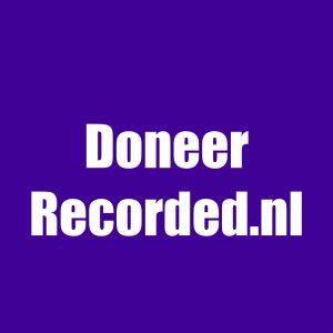 Donatie creatieve werkzaamheden productie website recorded.nl